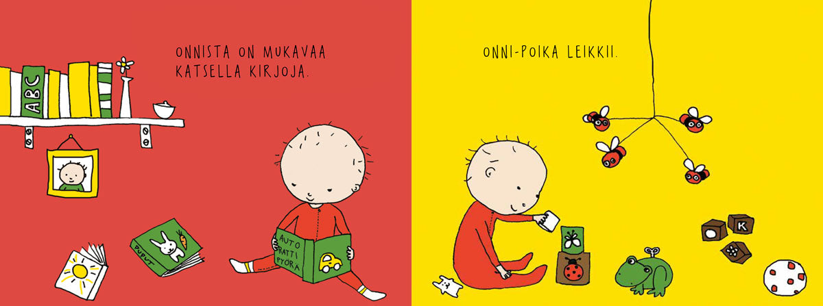 Onnin puuhakas päivä