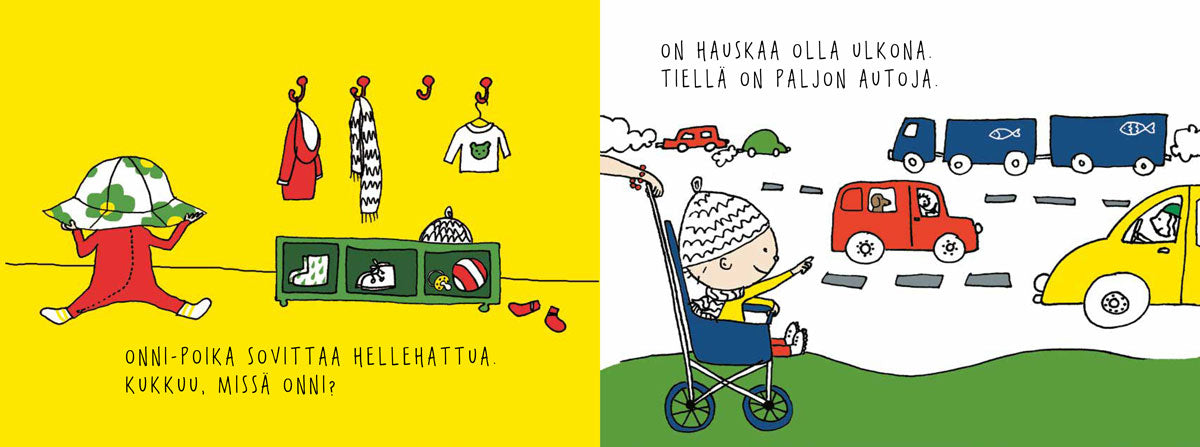 Onnin puuhakas päivä