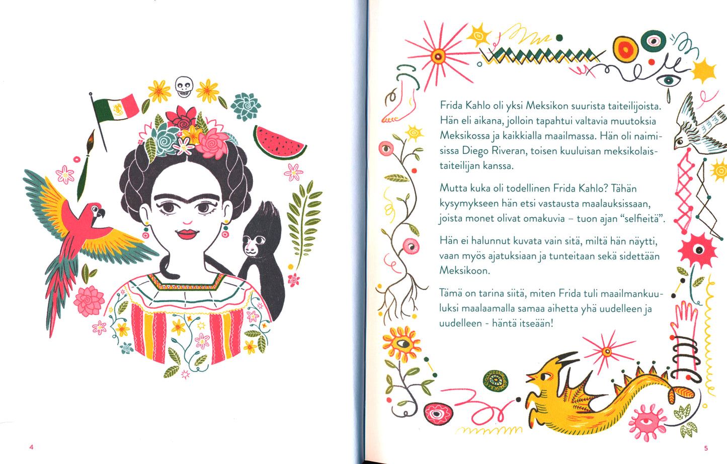 Pieni opas suureen elämään - Frida Kahlo